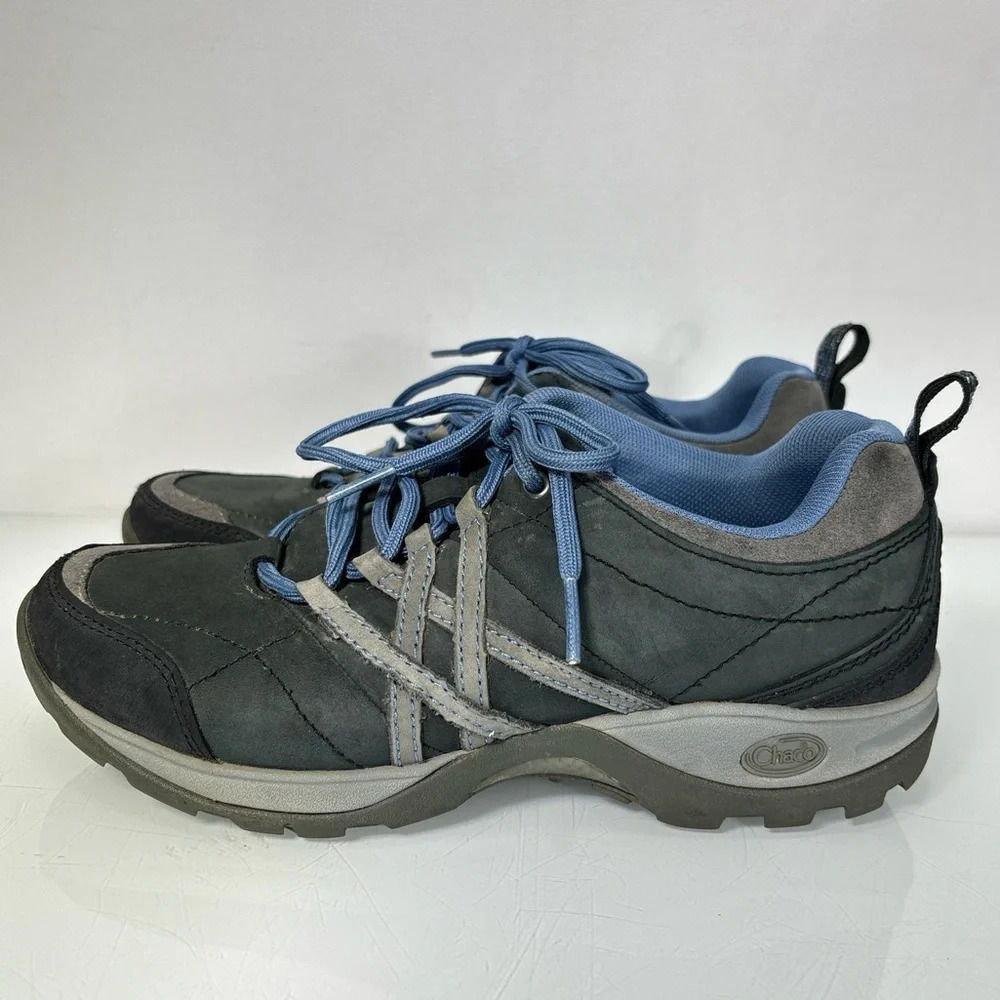 Chaco Winsome Black Blue Gray Lace Up Hiking Sneaker Shoes J104058 Size 7 - Picture 10 of 10